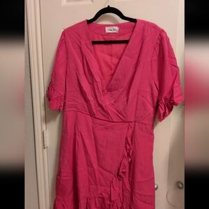 Line + Dot Pink Dress